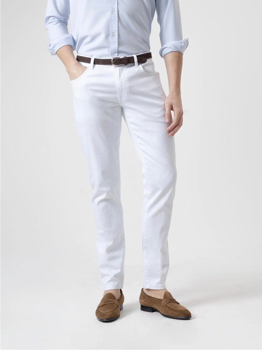 PANTALON 5 BOLSILLOS BLANCO PUROEGO