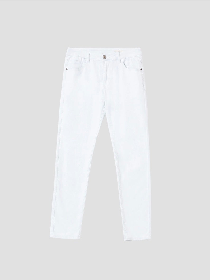 PANTALON 5 BOLSILLOS BLANCO PUROEGO