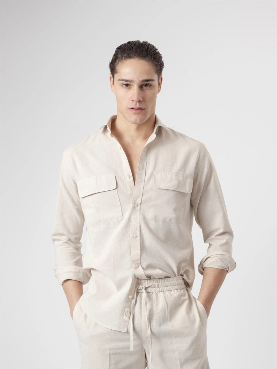 CAMISA SET LINO RAFIA PUROEGO