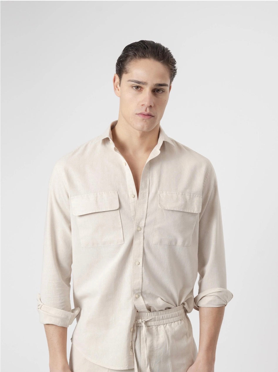 CAMISA SET LINO RAFIA PUROEGO