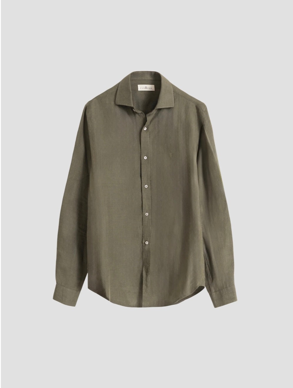 CAMISA LINO VERDE MILITAR PUROEGO