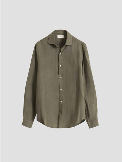 CAMISA LINO VERDE MILITAR PUROEGO