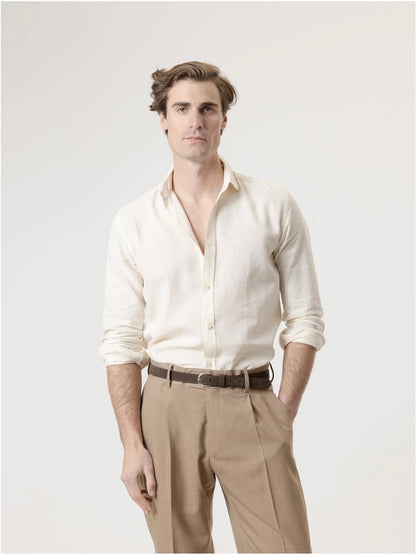 CAMISA LINO CRUDO PUROEGO