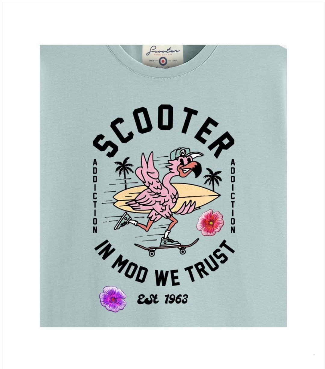 CAMISETA SIDE BOARD AGUAMARINA SCOOTER