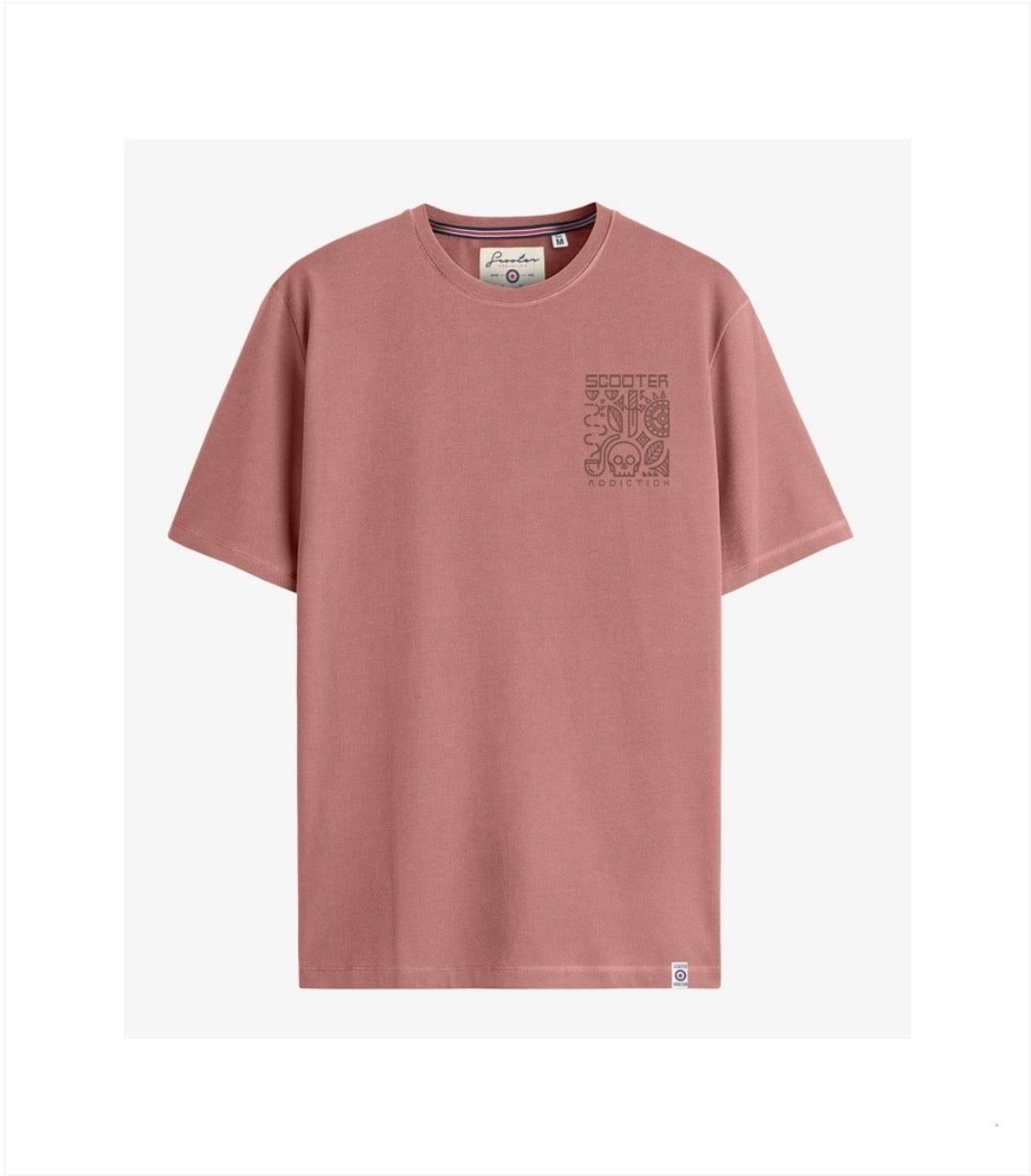 CAMISETA PRINT & WASH TEJA SCOOTER