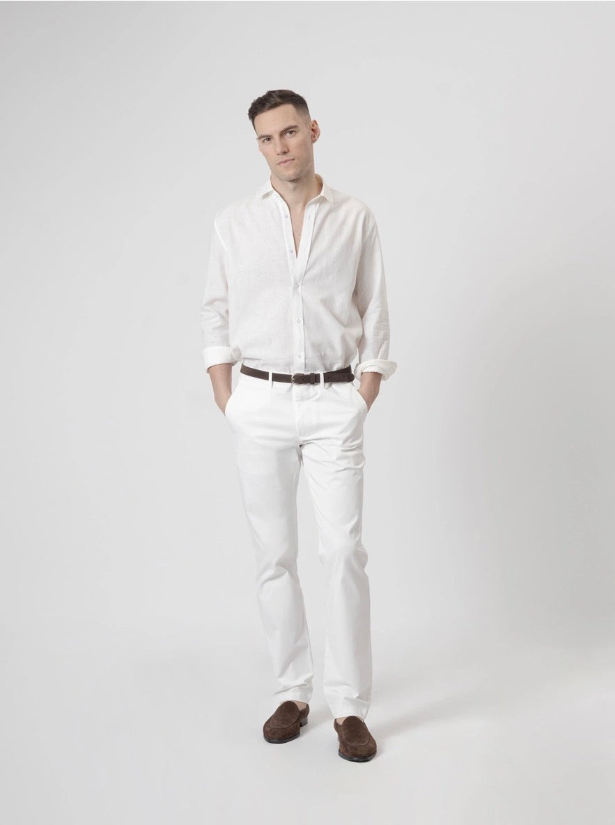 PANTALÓN CHINO BLANCO PUROEGO
