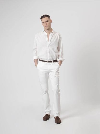 PANTALÓN CHINO BLANCO PUROEGO
