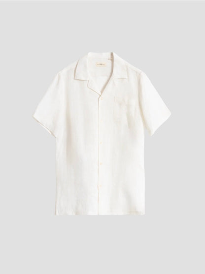 CAMISA BORDADOS LINO BLANCA PUROEGO
