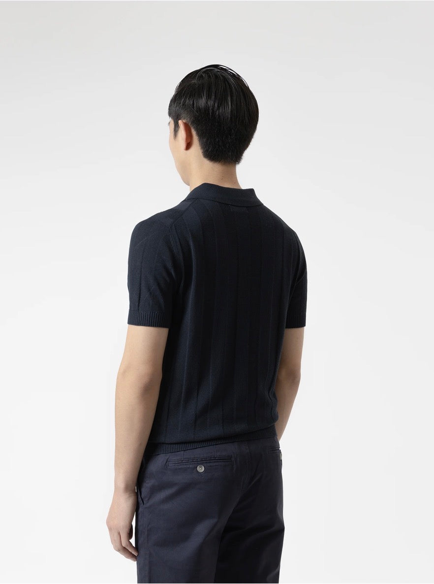POLO CARDIGAN CANALÉ MARINO PUROEGO