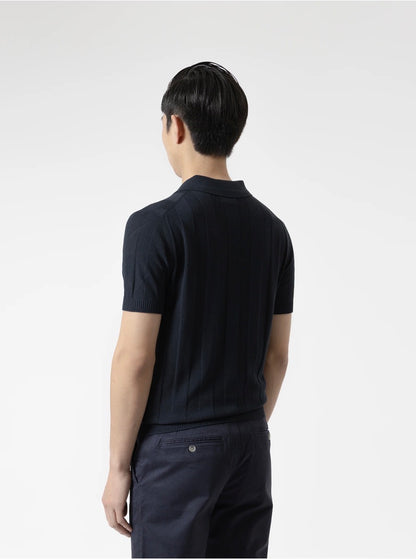 POLO CARDIGAN CANALÉ MARINO PUROEGO