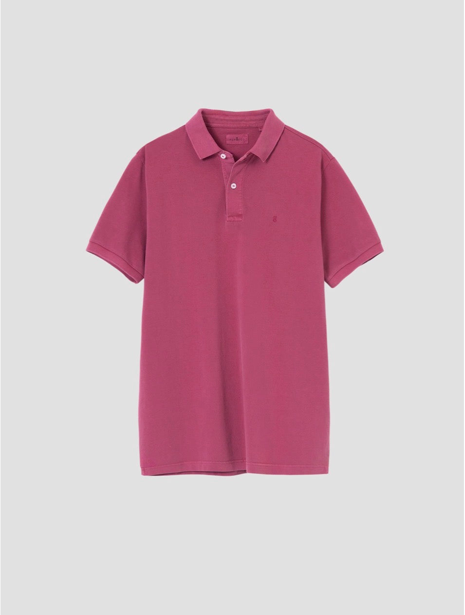 POLO BÁSICO LAVADO CIRUELA PUROEGO