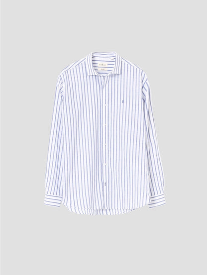 CAMISA RAYAS LINO AZUL PUROEGO