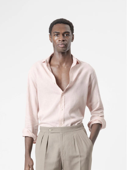 CAMISA LINO ROSA PUROEGO