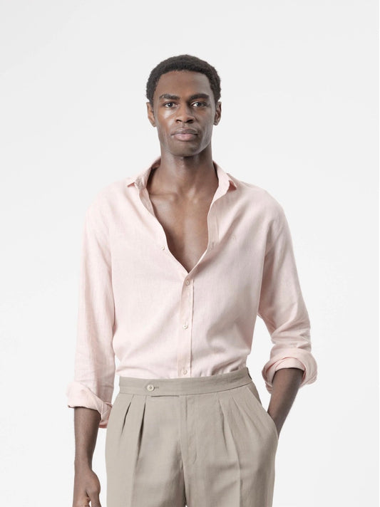 CAMISA LINO ROSA PUROEGO