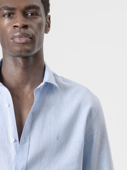 CAMISA LINO CELESTE PUROEGO
