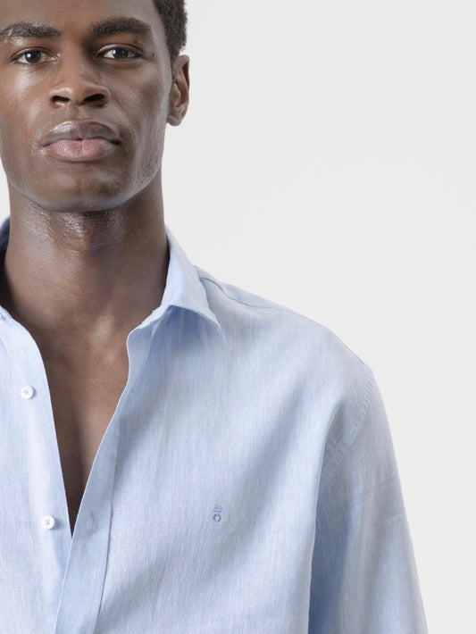 CAMISA LINO CELESTE PUROEGO