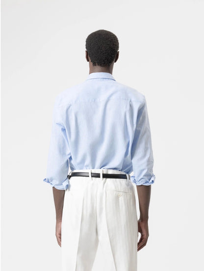 CAMISA LINO CELESTE PUROEGO