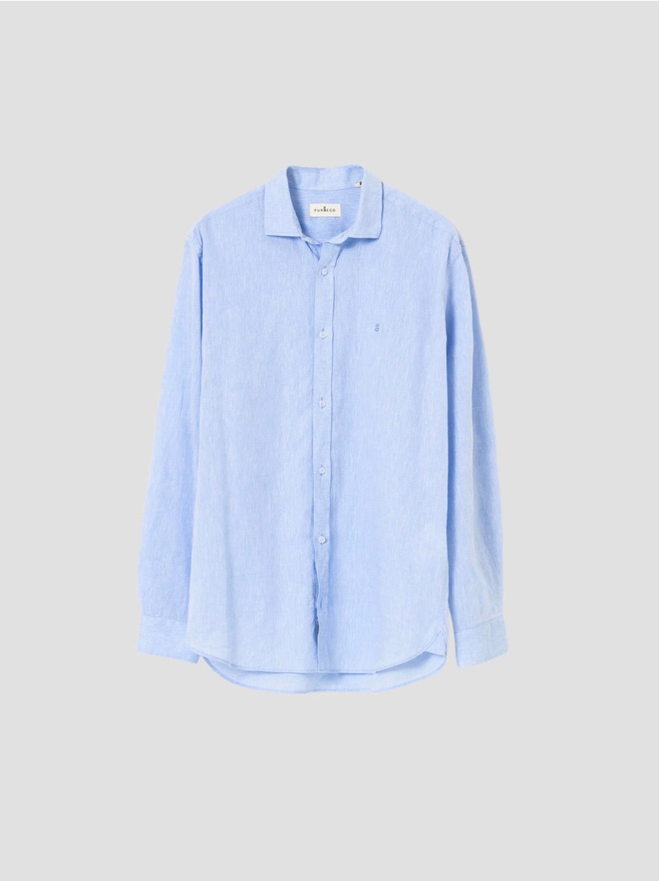 CAMISA LINO CELESTE PUROEGO