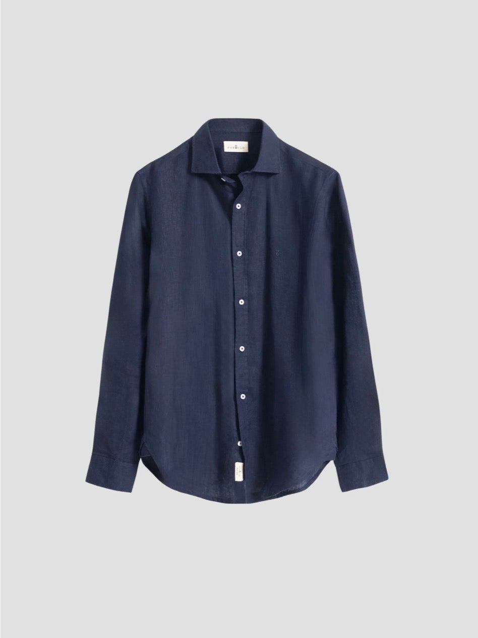 CAMISA LINO MARINO PUROEGO