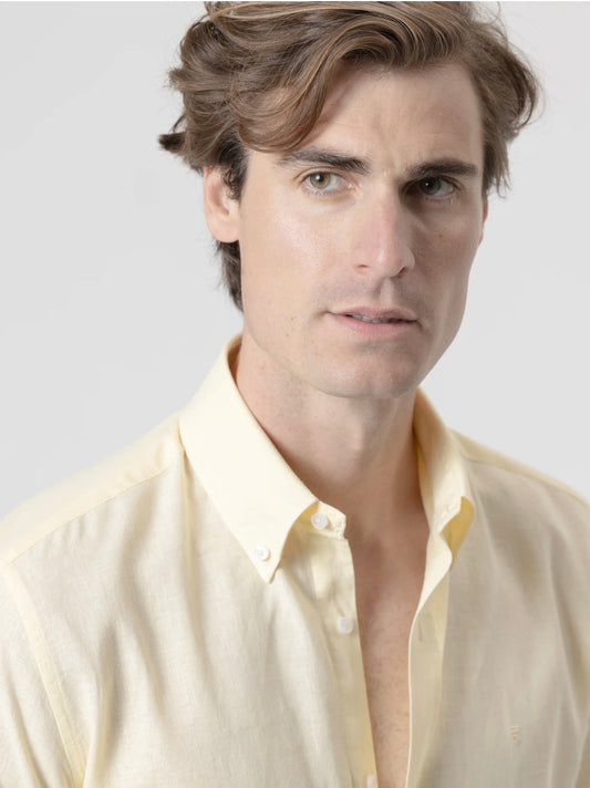 CAMISA LINO AMARILLA PUROEGO