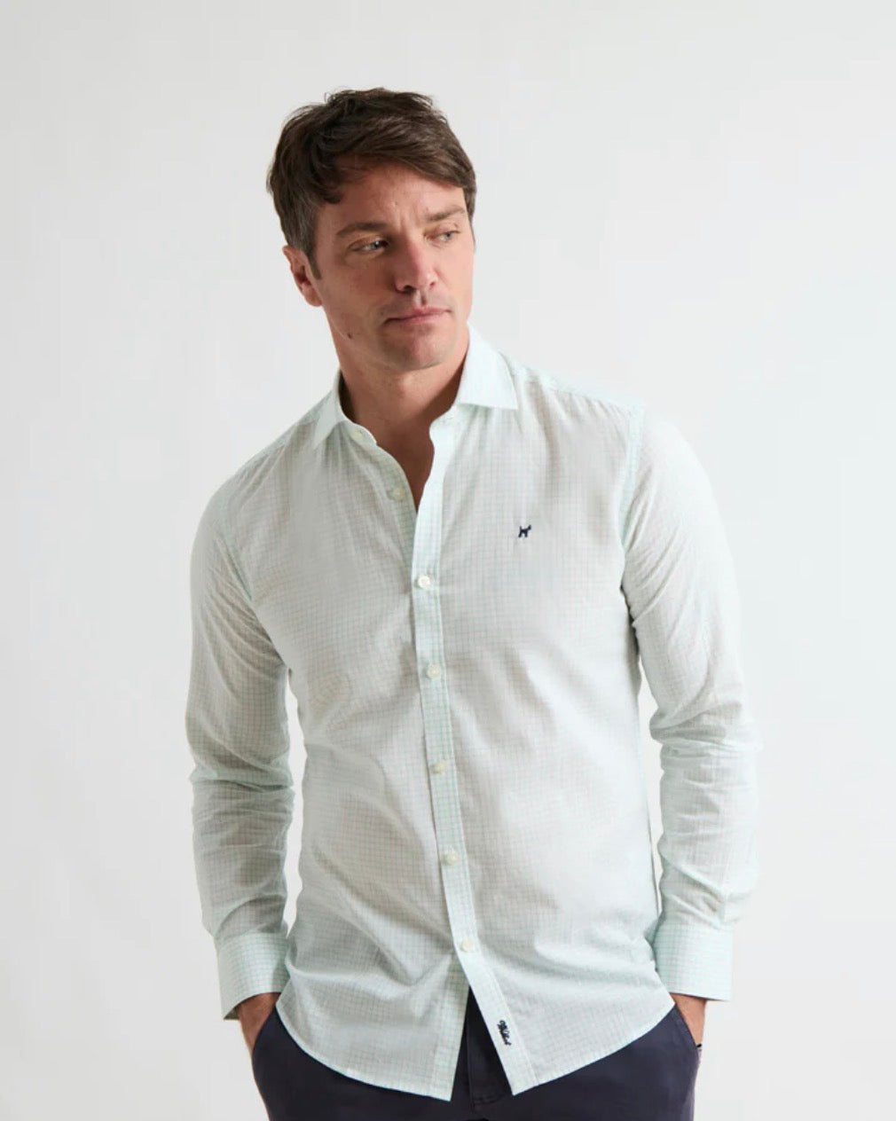 CAMISA MINI CUADRO TENCEL WILLIOT