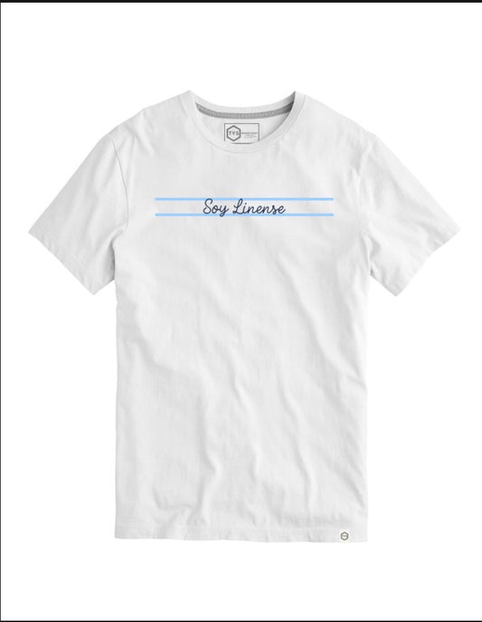 CAMISETA SOY LINENSE BLANCA TYS