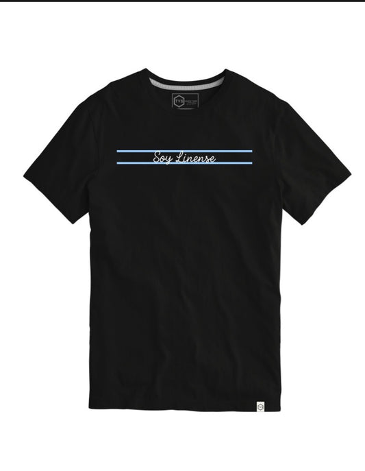 CAMISETA SOY LINENSE NEGRA TYS