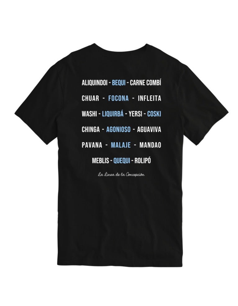 CAMISETA SOY LINENSE NEGRA TYS