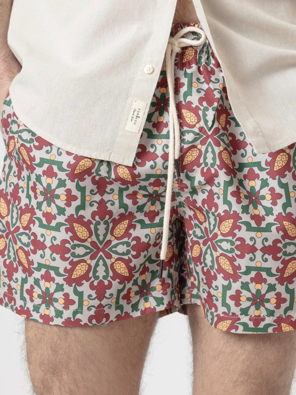 BAÑADOR ESTAMPADO GEOMETRICO ORNAMENTAL NAVAJO