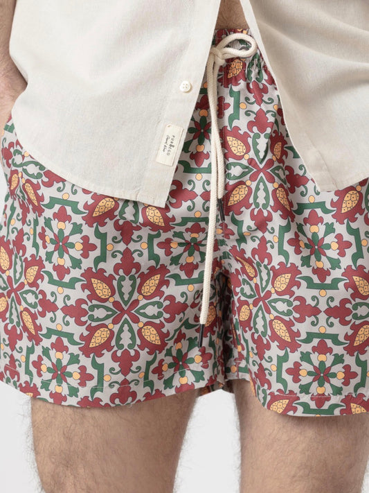 BAÑADOR ESTAMPADO GEOMETRICO ORNAMENTAL NAVAJO