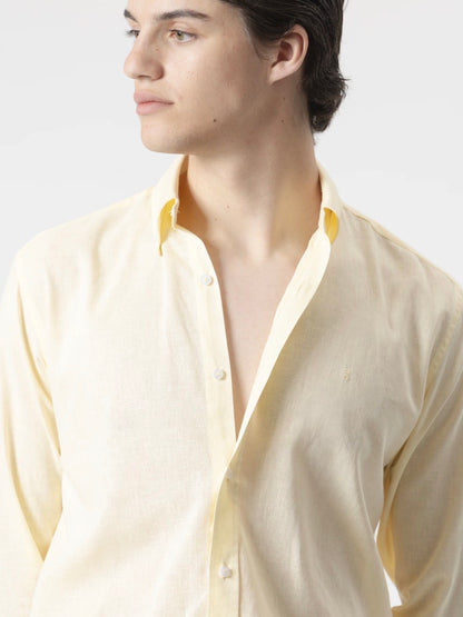 CAMISA LINO AMARILLA PUROEGO