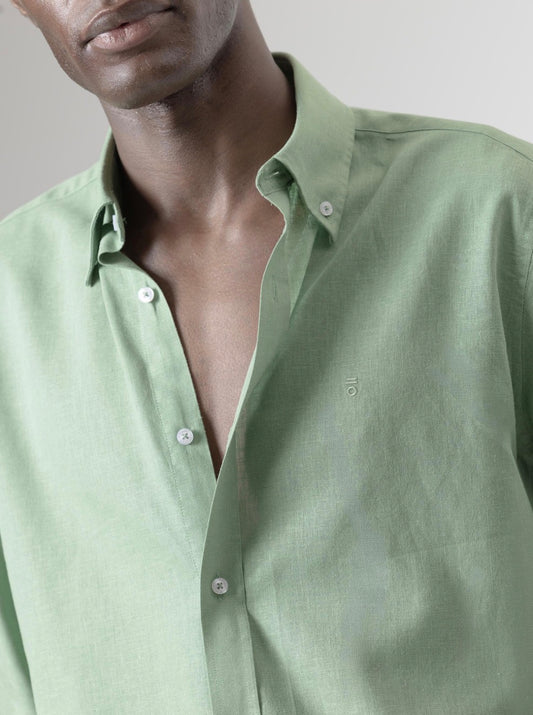 CAMISA LINO VERDE PUROEGO
