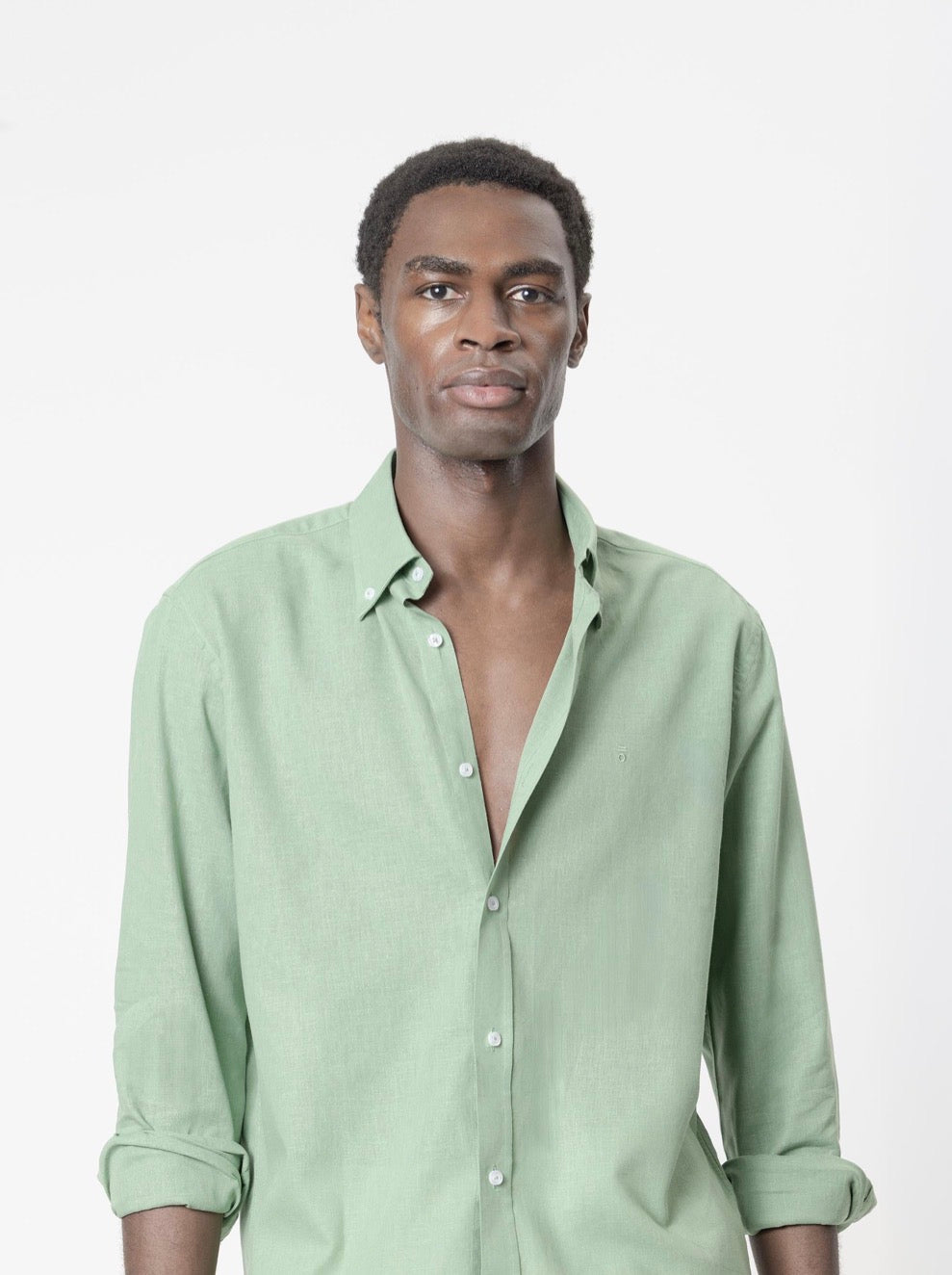 CAMISA LINO VERDE PUROEGO