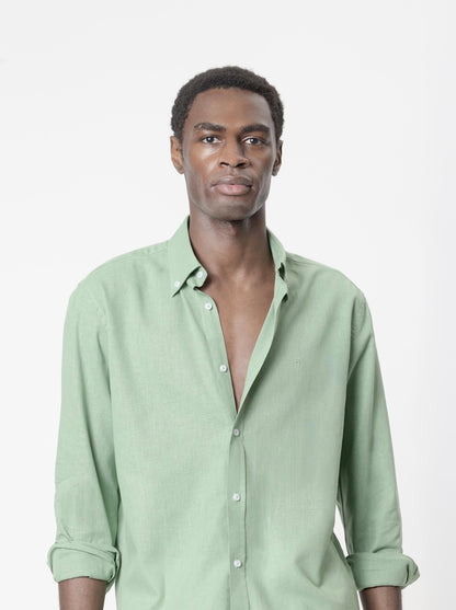 CAMISA LINO VERDE PUROEGO
