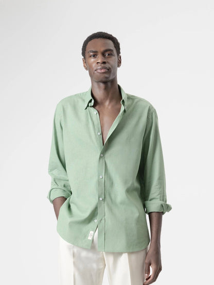 CAMISA LINO VERDE PUROEGO