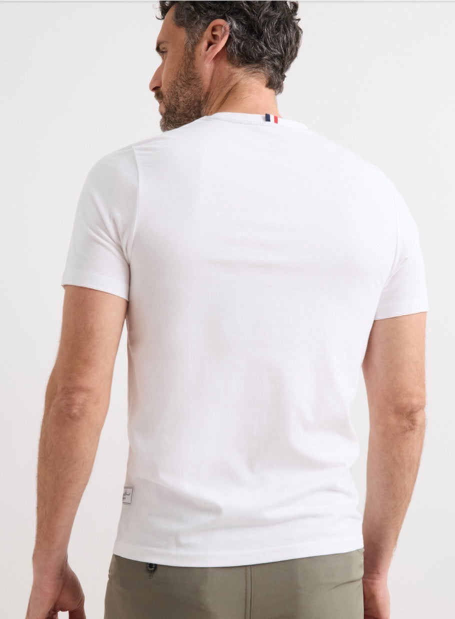 CAMISETA WILLIOT TIPO PARCHE BLANCA