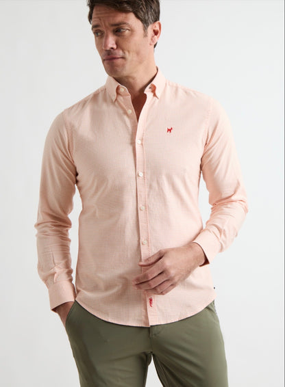 CAMISA VICHY OXFORD NARANJA WILLIOT