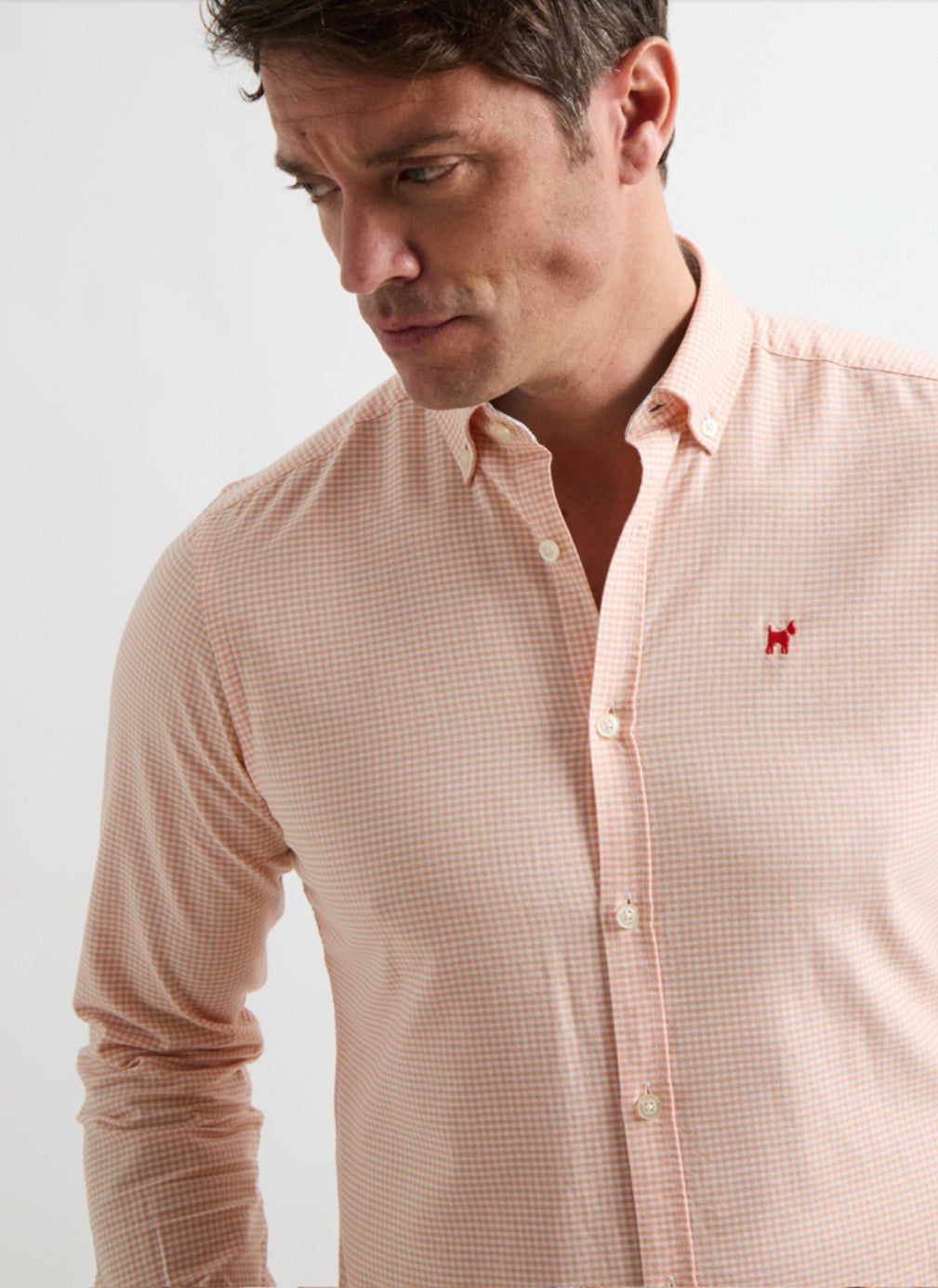CAMISA VICHY OXFORD NARANJA WILLIOT