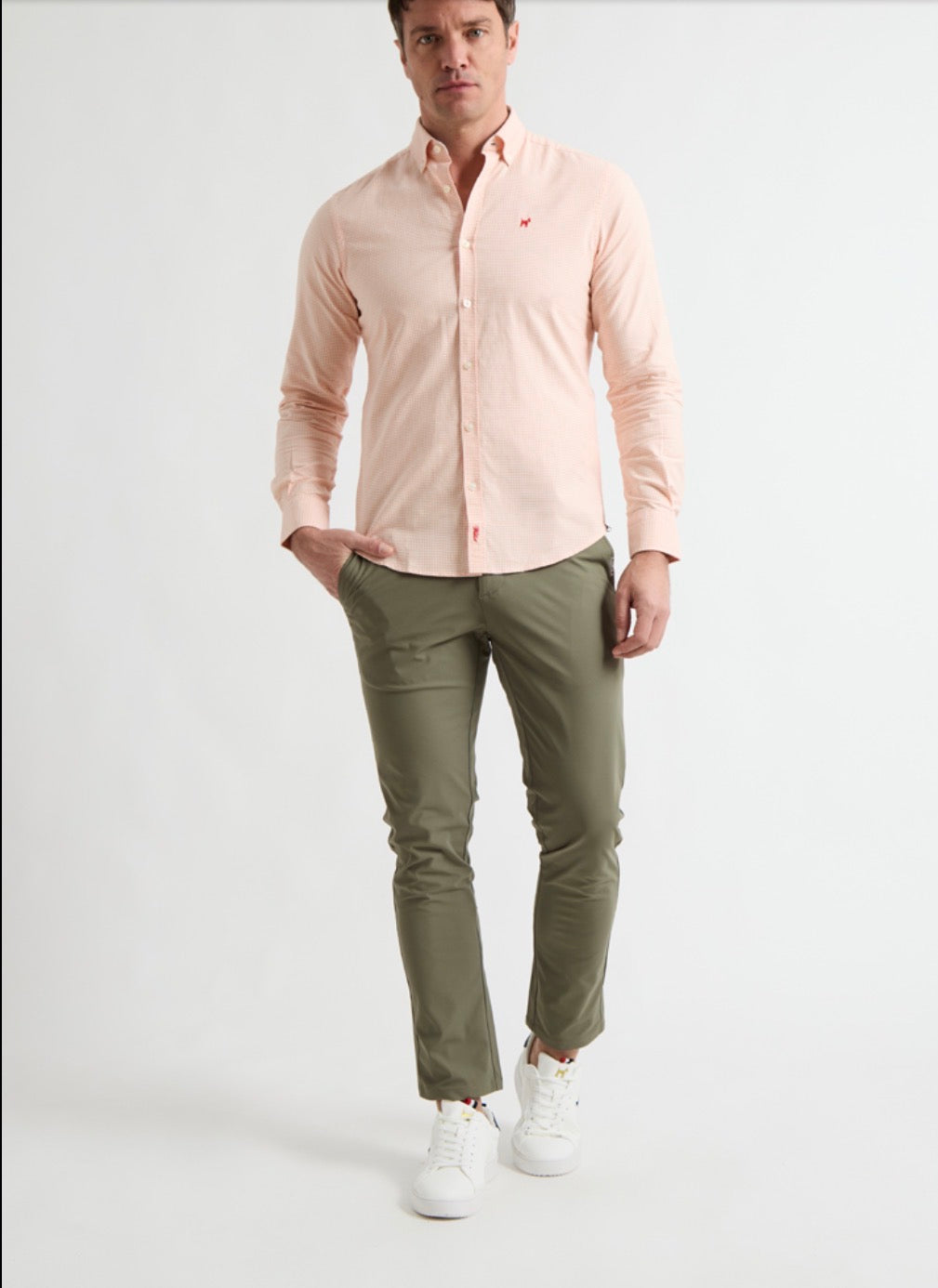 CAMISA VICHY OXFORD NARANJA WILLIOT