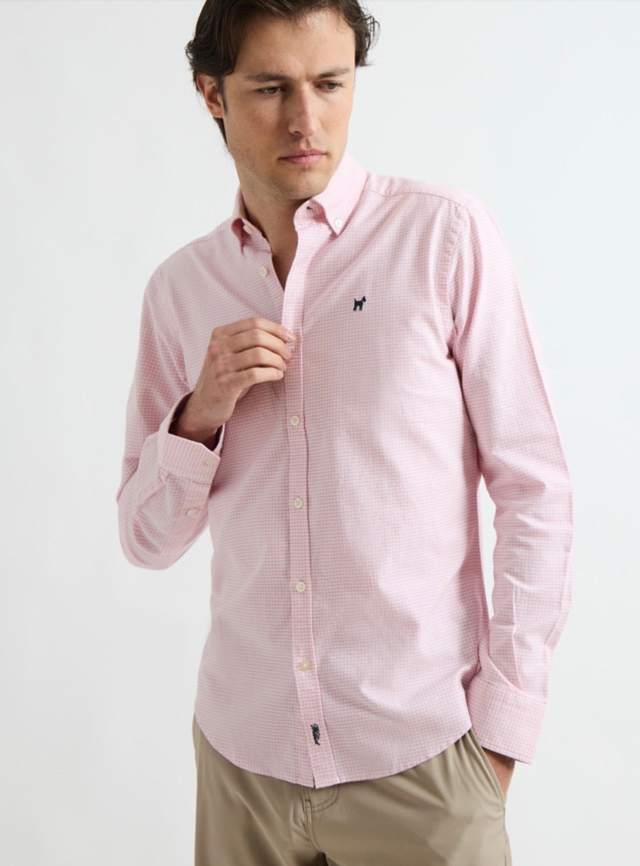 CAMISA VICHY OXFORD ROSA WILLIOT