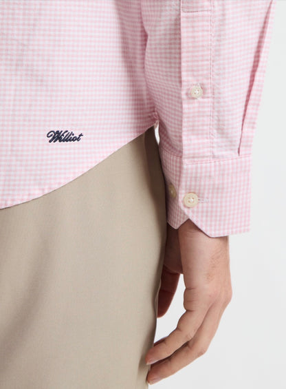 CAMISA VICHY OXFORD ROSA WILLIOT