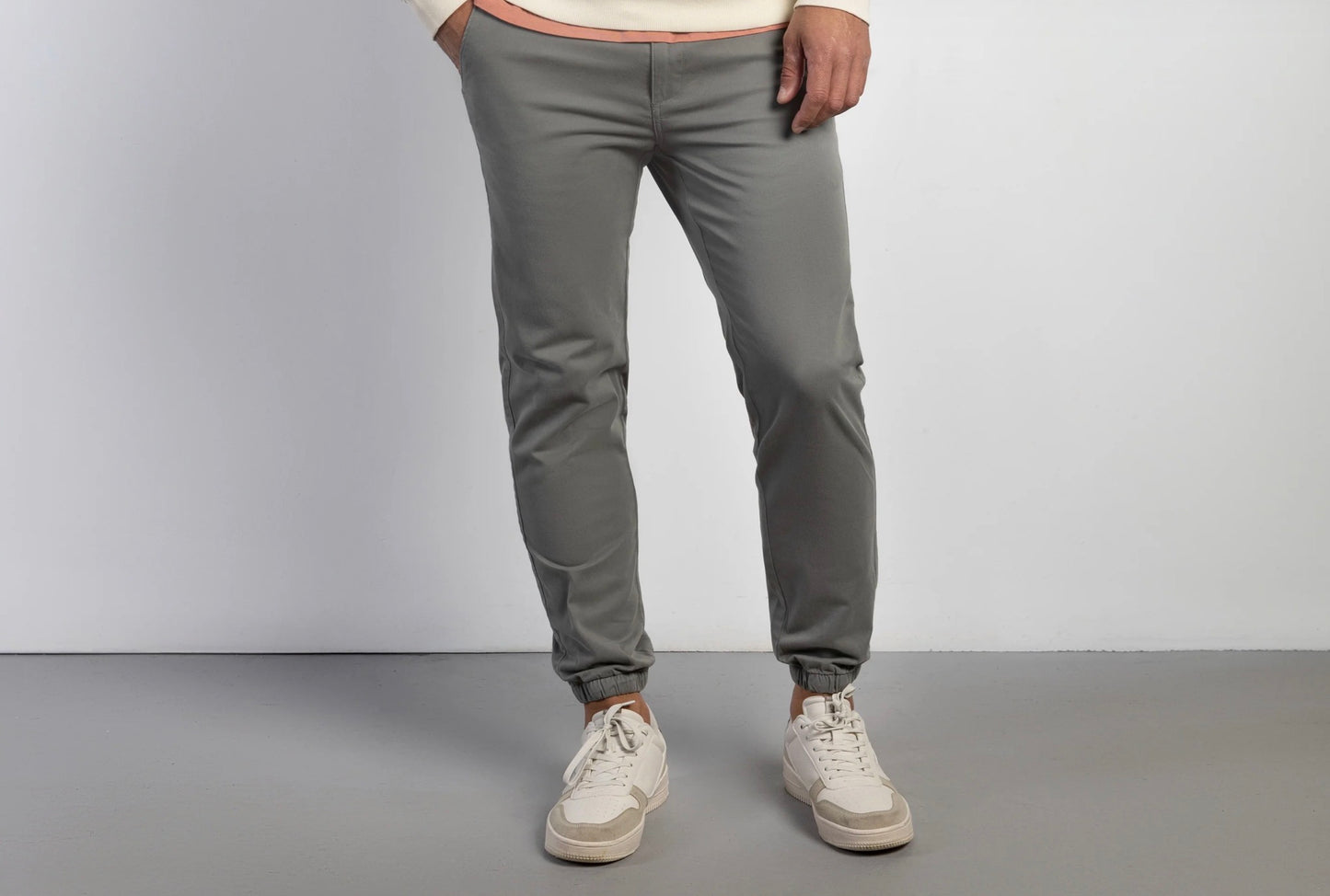 BOSTON PANTALÓN ALGODÓN JOGGER MUSGO