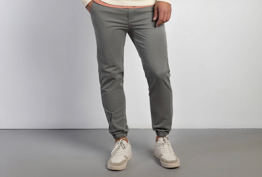 BOSTON PANTALÓN ALGODÓN JOGGER MUSGO