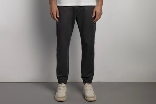 BOSTON PANTALÓN ALGODÓN JOGGER AZUL PETROLEO
