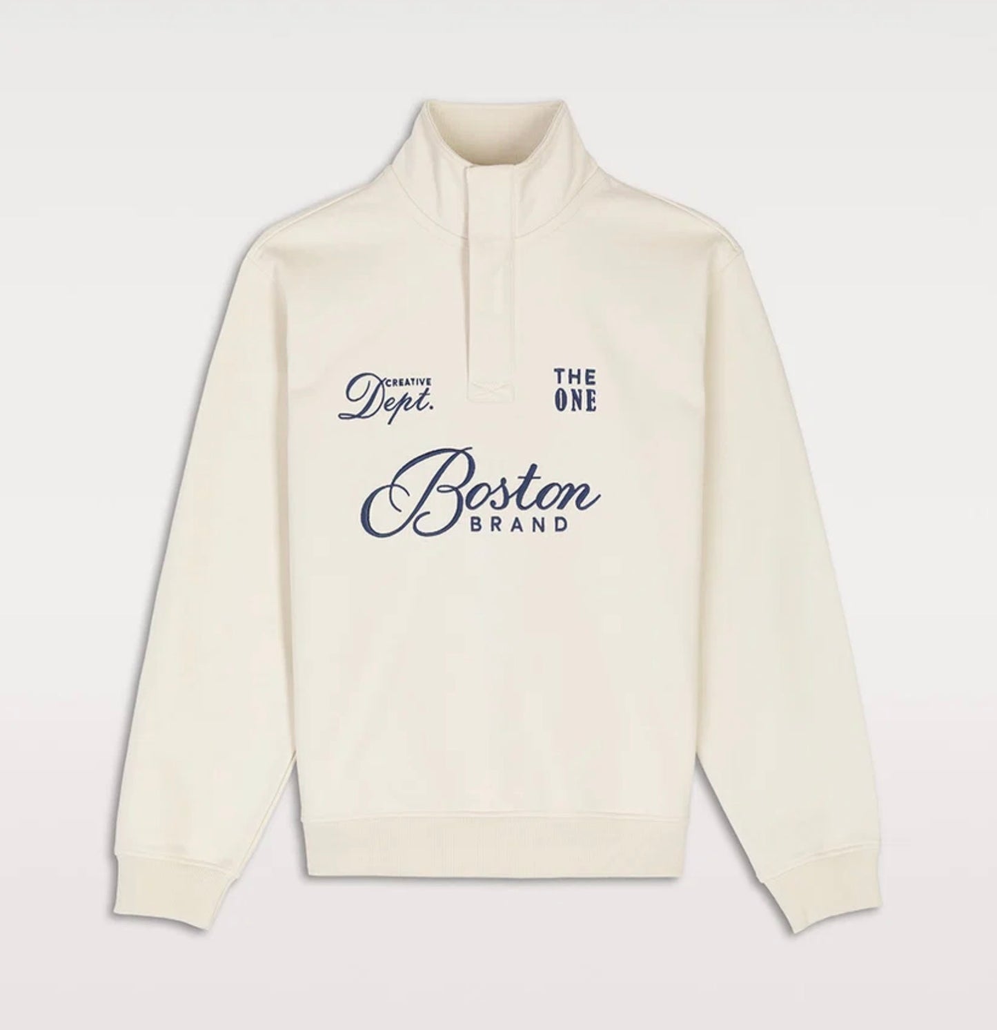 BOSTON SUDADERA CUELLO CHIMENEA BOTONES