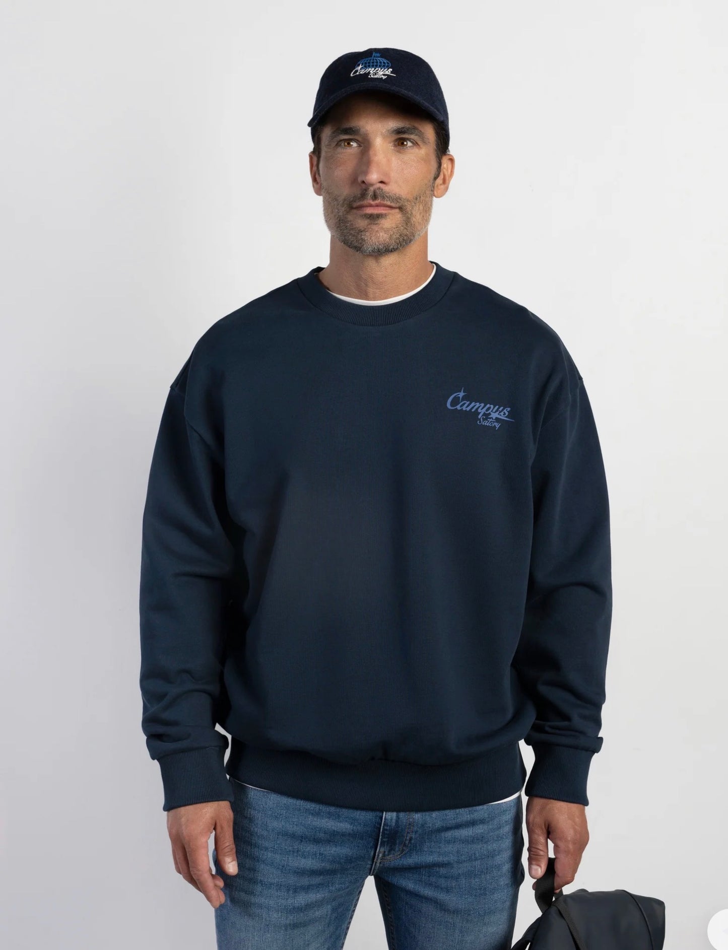 BOSTON SUDADERA OVERSIZE GRÁFICA CAMPUS