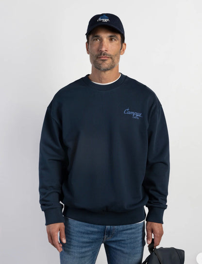 BOSTON SUDADERA OVERSIZE GRÁFICA CAMPUS
