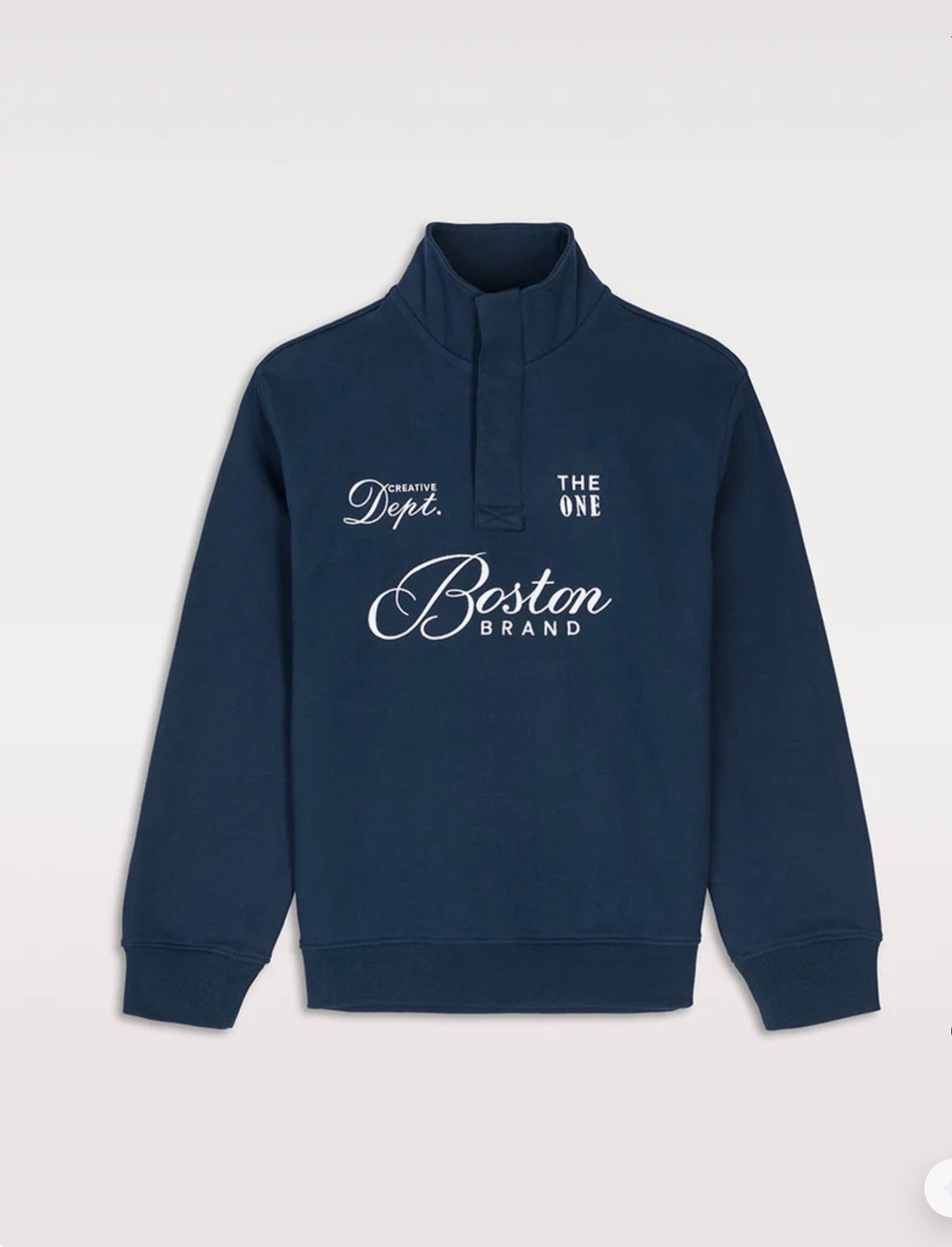 BOSTON SUDADERA CUELLO CHIMENEA BOTONES