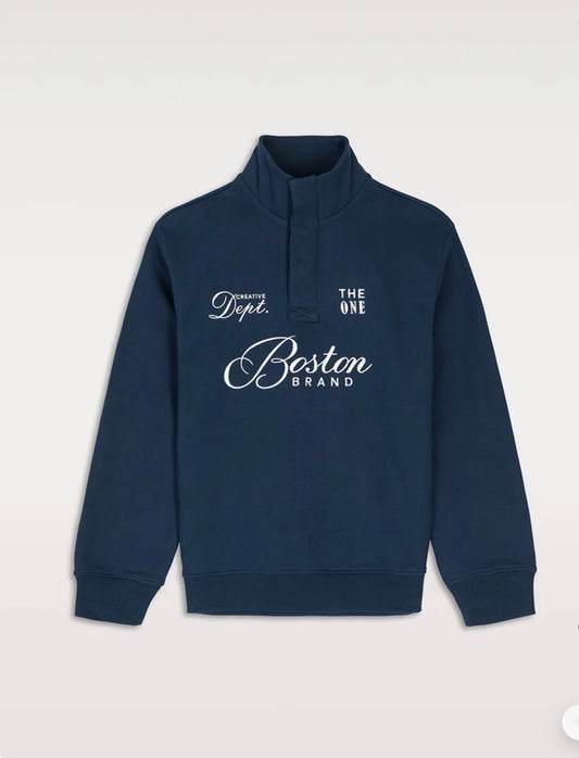 BOSTON SUDADERA CUELLO CHIMENEA BOTONES