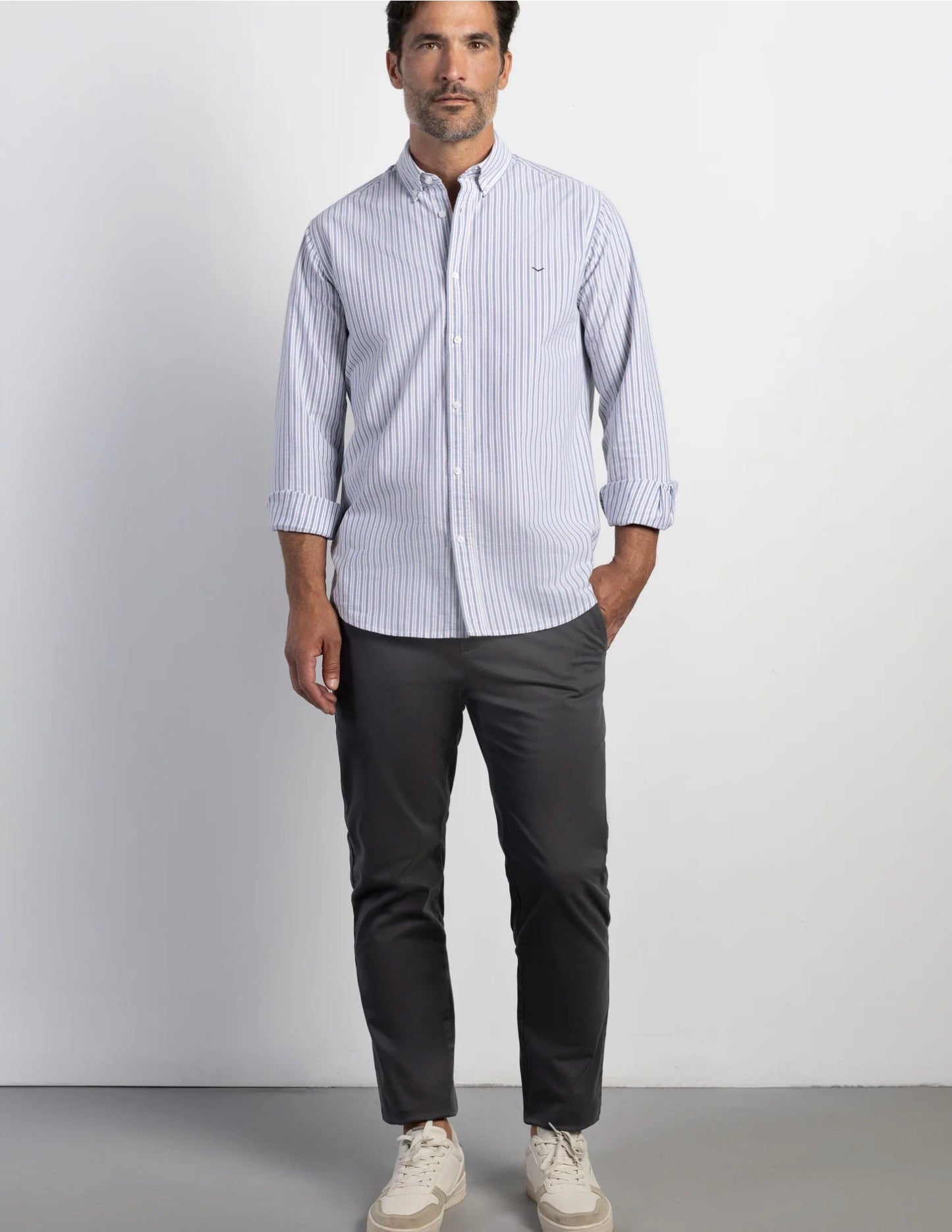 BOSTON PANTALÓN CHINO SLIM FIT AZUL PETRÓLEO